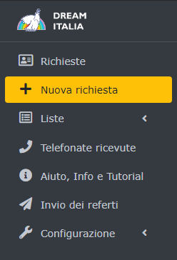 Cover image for Istruzioni applicativo Dream Italia